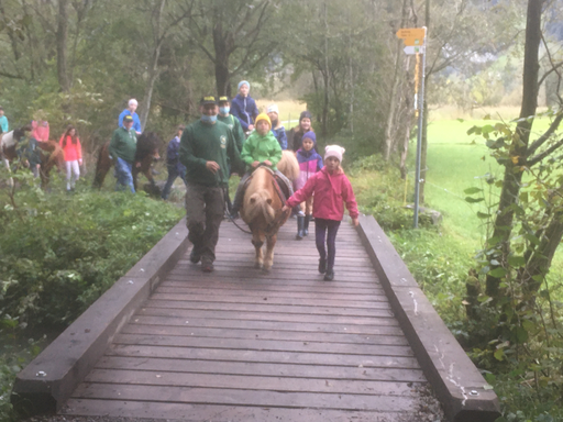 Mit dem Pony unterwegs, Reussdelta